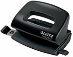 Leitz Perforator plastic Leitz Recycle MINI NeXXt Series, 10 coli, partial reciclat, negru (SL100095) - birotica-asp
