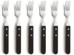 Amefa Set 6 furculite Amefa Friptura, negru, inox Tacam
