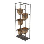  Suport de flori Golden 30/15/79 cm (5Y3484)