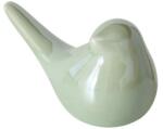  Deco pasare verde deschis Perly 8/3, 6/4 cm (2043702B)