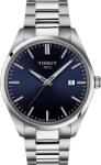 Tissot Мъжки часовник Tissot PR 100 40mm 150.410. 11.041. 00, Сребрист / Тъмносин (TIS150.410.11.041.00) Часовници