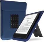 VOVIPO Kindle Paperwhite (11/12. gen) védőtok állvánnyal és szívócsészével - sötétkék