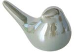  Deco pasare verde inchis Perly 8/3, 6/4 cm (2043702C)