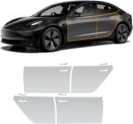 FDAIUN TPU Fólia Tesla Model 3 Lökhárító és Fényszóró Védelem - Átlátszó Karosszériavédő Fólia 2020-2023 Modellekhez, Karcálló, UV-álló