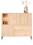  Comoda semi-inaltime Trenton natur 153/42/133 cm (52283-NAT) Comoda