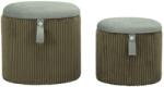  Set 2 tabureti Bollogna verde (142868000V)