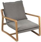  Fotoliu Azenor gri 76/86/80 cm (35890)