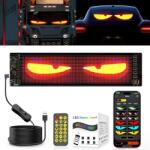 ZIMAOER LED programozható kijelző autóhoz, teherautóhoz - 17x7 cm