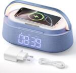 COLSUR Q29 digitális Bluetooth rádió ébresztőóra vezeték nélküli töltővel - kék