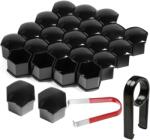 Gebildet kerékcsavar kupak 21 mm - fekete - 22 db szerelőszerszámmal