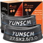 YunSCM vastagított kerékpárbelső 27, 5", 64/76-584, 2, 5-3, 0 szélesség, AV 32 mm - 2 db
