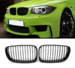 Beside_Auto BMW E81/E82/E87/E88 LCI elülső vesegrill pár - fényes fekete - 2008-2011
