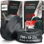 Fincci kerékpár belső gumi 700×18/23/25c, 60 mm Presta szelep - 2 db