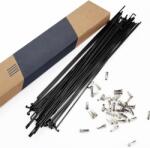 LUXU 14G J-hajlítású acél kerékpár küllő sárgaréz nippellel, 36 db - 70-109 mm