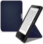 kwmobile Origami flip tok Tolino Vision 1/2/3/4 HD e-olvasóhoz állvánnyal - sötétkék