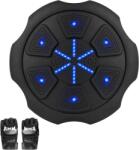 LPQKCcY zenés boxgép Bluetooth-szal és boxkesztyűvel, falra szerelhető - fekete