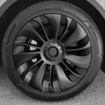 KAVANIC Tesla Model Y kerékborítás 19", matt fekete, Cyclone stílus, 4 db (2020-2023)