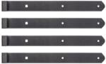 Alberts Duravis 822705 zsanér egyenes, gyémántfekete - 400x40 mm, 13 mm átmérő, 4 db (822705)