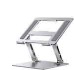 Flippy Stand Laptop si Tableta, Flippy, Suport Laptop Ergonomic, Pliabil, Ajustabil pe Inaltime, Portabil, Anti Alunecare, 27.7 x 27.7 x 5 cm, Gri (165275)