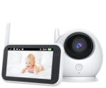 NBMedical Baby Monitor sistem de monitorizare pentru bebelusi video audio ABM100S (ABM100S) Aparat supraveghere bebelus