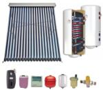 Sontec Pachet panou solar cu tuburi vidate pentru 3 - 4 persoane Sontec 2x20 tuburi si boiler bivalent 200 litri (PACPV200)