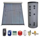 Sontec Pachet panou solar cu tuburi vidate pentru 7 - 8 persoane Sontec 4x20 tuburi si boiler bivalent 400 litri (PACPV500)