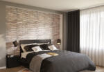 Vilo Lambriu PVC-U Vilo Motivo de perete, decor Caramida Maro - 2, 65 mp cutie (4 bucati), 2650 250 8 mm (DF-3020950)