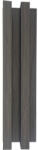 Naimeed Company Panou decorativ lamelar WPC, montaj rapid, rezistenta ridicata, D7518, 260x21.4x6cm, gri (DF-D7518)