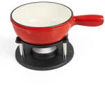 Perfect Home Öntöttvas Zománcozott piros Fondue Készlet 1, 8Liter