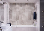 Vilo Lambriu PVC-U Vilo Motivo de perete, decor Piatra Bej Pastel - 2, 65 mp cutie (4 bucati), 2650 250 8 mm (DF-3021026)