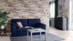 Vilo Lambriu PVC-U Vilo Motivo de perete, decor Lemn Colorat - 2, 65 mp cutie (4 bucati), 2650 250 8 mm (DF-3020964)