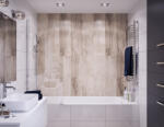 Vilo Lambriu PVC-U Vilo Motivo de perete, decor Marmura Maro - 2, 65 mp cutie (4 bucati), 2650 250 8 mm (DF-3020948)