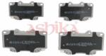 ASHIKA Set placute frana ASHIKA 50-02-226 (50-02-226)