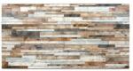 Dms Panou decorativ din PVC 3D, model piatra, maro-negru, 96x48, 5 cm (PVC0010)