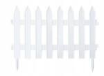 Prosperplast Gard decorativ de gradina din plastic alb, set 7 module, 3, 2 m x 35 cm (IPLSU-S449)
