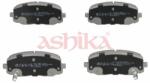 ASHIKA Set placute frana ASHIKA 50-0K-010 (50-0K-010)