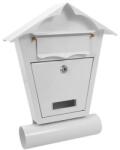 Damech Cutie postala alba B6 cu suport pentru ziar, 29, 5x7, 5x37, 5 cm, Damech (SD1TA)