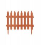 Prosperplast Gard decorativ pentru gradina din plastic maro deschis, 3, 2 m, set 7 buc (IPLSU-R624)