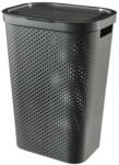 Curver Cos de rufe cu capac Curver Infinity Recycled, antracit, 60 L (2211414)
