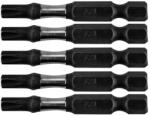 NEO TOOLS Set biti de impact Torx T27x50 mm, 1/4, 5 piese, otel S2, NEO (09-586) Surubelnita