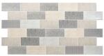 Dms Panou decorativ PVC 3D model textil gri pastel, 96x48, 5 cm (PVC0046)