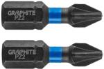 GRAPHITE Biti de impact PZ2 Graphite 25 mm, 1/4 inch, set 2 bucati (56H504) Surubelnita