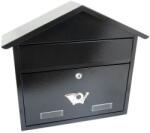 Damech Cutie postala neagra C4 din otel galvanizat, 43x12x39 cm, Damech (SD3N)
