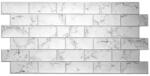 Dms Panou decorativ din PVC cu model marmura 3D alb-negru, 96x48.5 cm (PVC0033)
