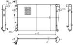 MTR Radiator, racire motor MTR 13054457 (13054457) - fixbox