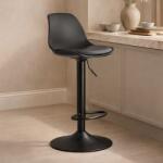 ARTOOL Scaun de bar Artool Hoga, rotativ, reglabil, negru, 38x40x81-102 cm (3773_1)
