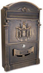 Strend Pro Cutie postala din aluminiu, bronz antic, rezistenta la apa, 25, 5x9x41 cm (252261)