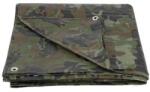 Strend Pro Prelata impermeabila cu inele 1, 9x3, 9 m, PE 80 g/mp, model camuflaj (2170081)
