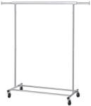 SONGMICS Suport mobil pentru haine Songmics, reglabil, metal, argintiu, 90 kg (2110_1) Pantofar