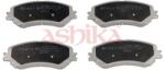 ASHIKA Set placute frana ASHIKA 50-00-0707 (50-00-0707)